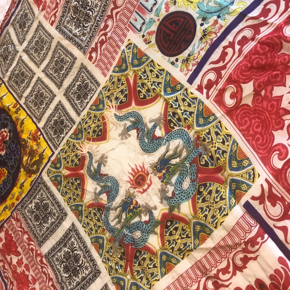 Johnny Was silk scarf